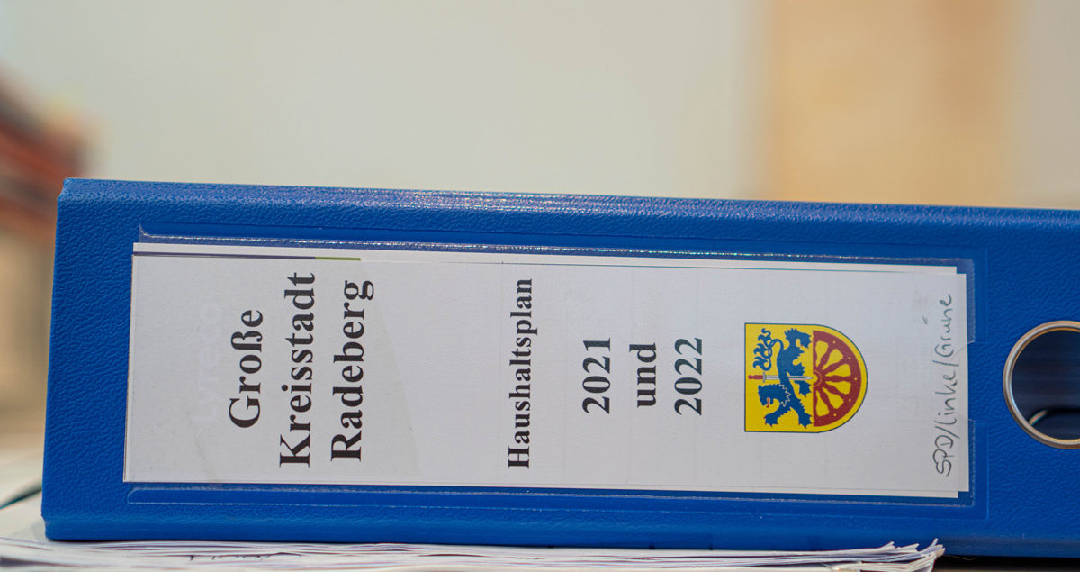 Große Kreisstadt Radeberg Haushaltsplan 2021 2022