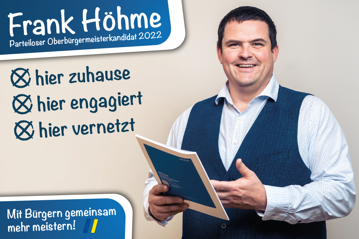 Frank Höhme Oberbürgermeisterkandidat Radeberg 2022